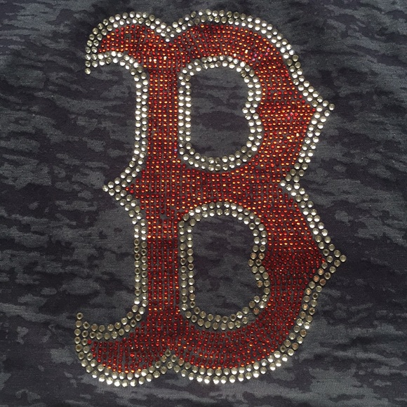 Tops - Boston Red Sox Blinged Out Tank 🧦
